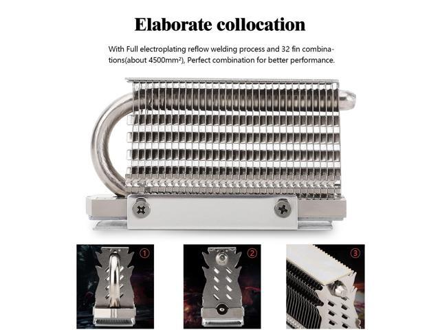 Bailink M.2 2280 SSD Heatsink, with Thermal Silicone Pad for M.2 SSD Hard Disk, Computer and PC, Contains a Heat Pipe, Double-Sided Heat Sink,...