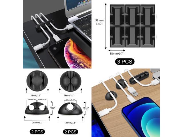 300 Pcs Cable Management Kit,4 Cable Sleeves,37 Cable Clips,7 Cable Holders,10 Zip Tie Mounts,20 Cable Clip Nails,200 Cable Fastening Ties,20+2...