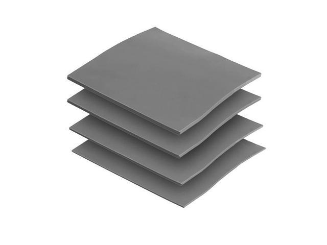 High Performance 4 Pack Thermal Pad, 100x100mm 0.5mm 1mm 1.5mm 2mm Highly Efficient Thermal Conductivity 6.0 W/mK,Heat Resistant Silicone Thermal...