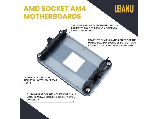 2026 Updated AM4 Backplane Back Durable CPU Heatsink Bracket Motherboard CPU Fan Cooling Mounting Sheet Plate for AM4 AMD Socket Metal Back Plate...