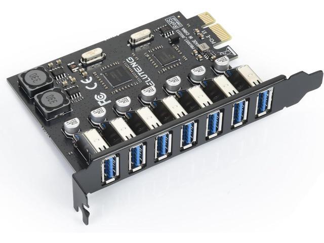 Bailink High Performance PCIE USB 3.0 Card 7 Ports PCI Expree to USB Expansion Card Super Speed 5Gbps PCI-e USB3 Hub Controller Adapter for Windows...