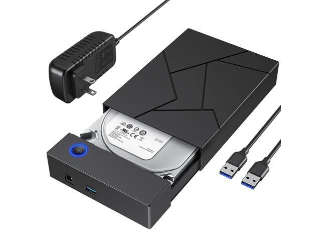 Bailink Hard Drive Enclosure 3.5, External Hard Drive Enclosure 3.5 HDD Docking station, USB 3.0 to 2.5 3.5 Inch SATA SSD HDD up to 8TB Multi Hard...