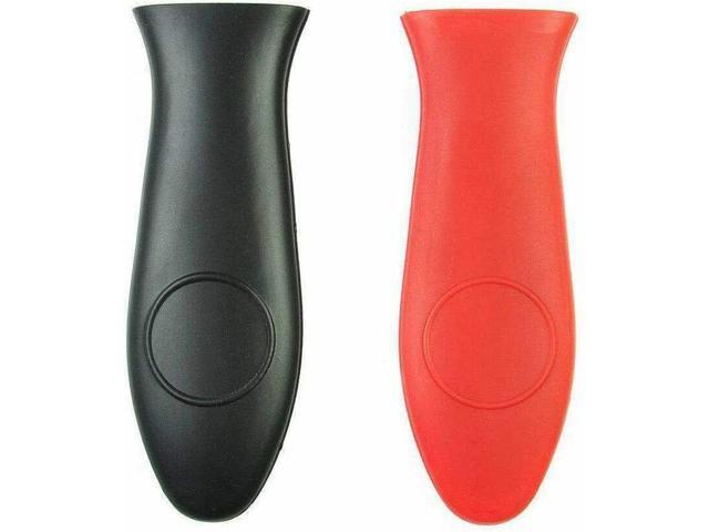 Potholder Cast Iron Skillet Handle - 2 Pack Cover Silicone Hot Handle Holder Pot Sleeve