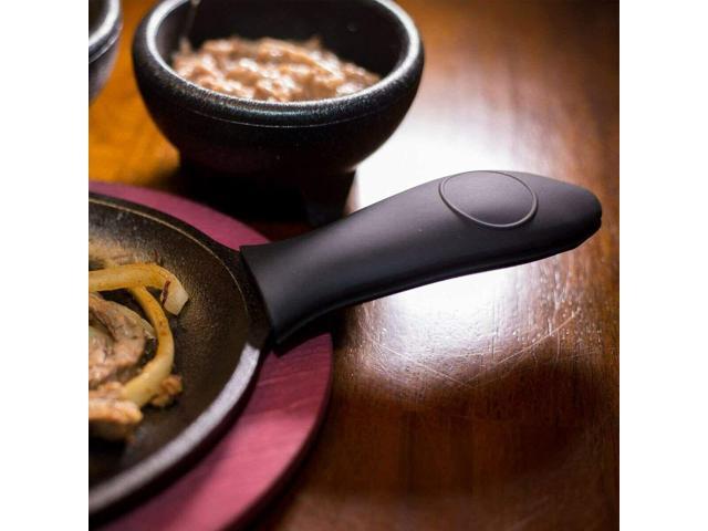 Potholder Cast Iron Skillet Handle - 2 Pack Cover Silicone Hot Handle Holder Pot Sleeve