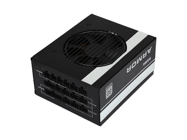 SAMA 1200W Black Full Voltage ATX Active PFC FDB Fan 80 PLUS Platinum Fully Modular PC Power Supply, ECO Fanless & Silent Mode