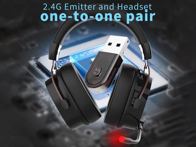 SAMA G1000 Gaming Headphone 2.4G Bluetooth Wireless Noise Cancelling Surround Sound RGB Headset Detachable Microphone Ear Headphones For PS4 PC...