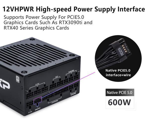 SAMA XP 850w ATX Power Supply PSU For Gaming Computer PC Power Supply Unit - 80 Plus Platinum Gold - ATX 3.0 & PCIe 5.0 Compliant - Fully Modular...