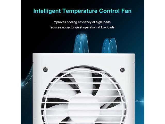 SAMA GT750WH White 80 PLUS Gold Fully Modular ATX Power Supply - ATX 3.1 & PCIe 5.1 Compliant - Japanese Capacitors - FDB Fan with Auto Speed...
