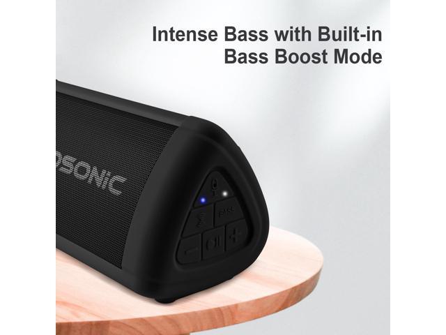 Prosonic BT3 Portable Wireless Bluetooth Speaker with 10W Stereo Sound & Bass Boost -Rich Sound & Intense Bass -Bluetooth 5.0 -Microphone -IPX5 -...