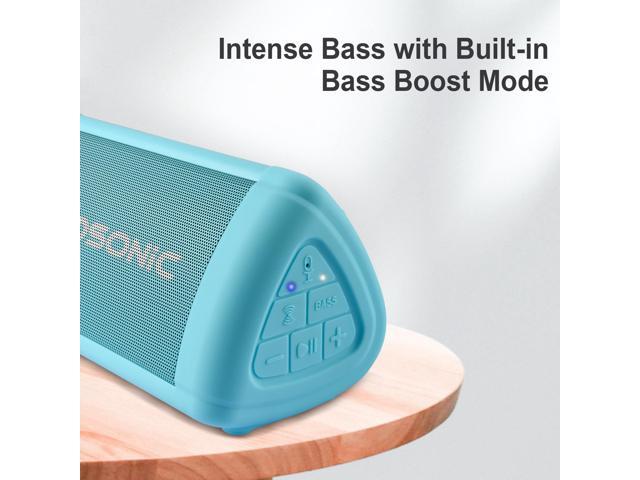 Prosonic BT3 Portable Wireless Bluetooth Speaker with 10W Stereo Sound & Bass Boost -Rich Sound & Intense Bass -Bluetooth 5.0 -Microphone -IPX5 -...