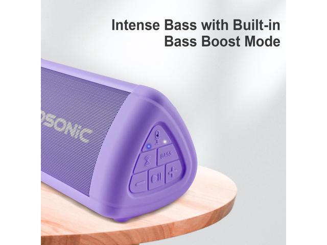 Prosonic BT3 Portable Wireless Bluetooth Speaker with 10W Stereo Sound & Bass Boost -Rich Sound & Intense Bass -Bluetooth 5.0 -Microphone -IPX5 -...