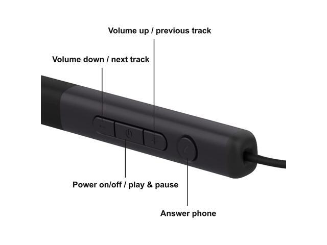 Prosonic N10 Wireless Neckband Headphones with 12mm Drivers, 12 Hours Playtime, HD Stereo Crystal Clear Sound, IPX5 Waterproof, Sporty and...