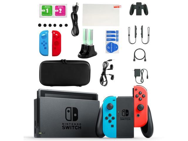 UPC 672975384258 product image for Nintendo Switch in Neon and Accessory Kit | upcitemdb.com