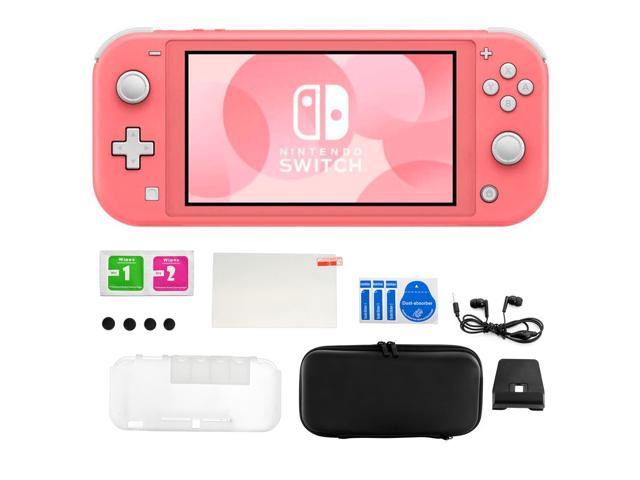 UPC 672975382346 product image for Nintendo Switch Lite in Coral with Accessory Kit | upcitemdb.com