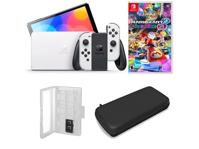 UPC 658580286163 product image for Nintendo Switch OLED in White with Super Mario Kart 8 and Accessories | upcitemdb.com