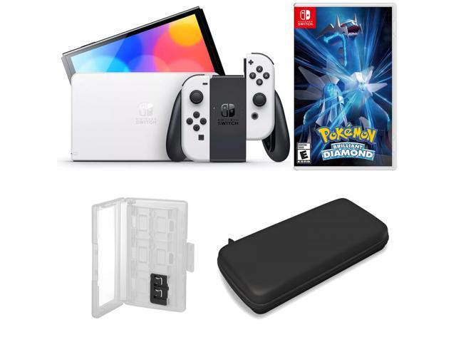 UPC 658580286170 product image for Nintendo Switch OLED in White with Pokemon Diamond and Accessories | upcitemdb.com