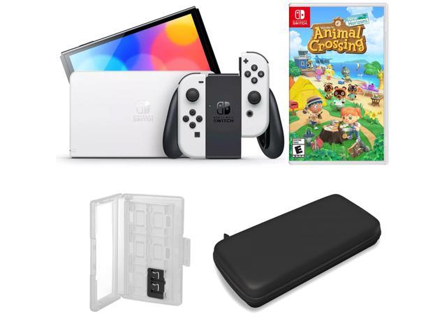 UPC 658580286125 product image for Nintendo Switch OLED in White with Animal Crossing and Accessories | upcitemdb.com