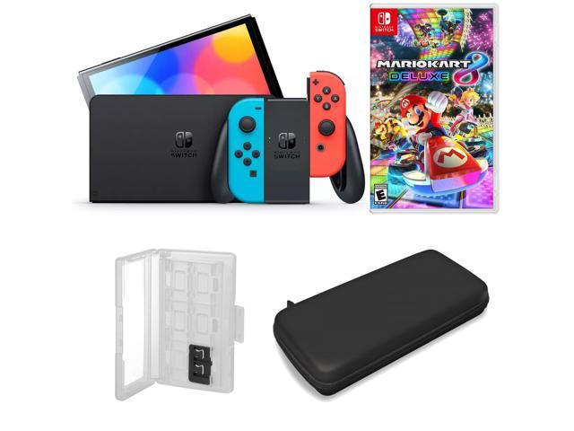 UPC 658580286002 product image for Nintendo Switch OLED in Neon with Super Mario Kart 8 and Accessories | upcitemdb.com