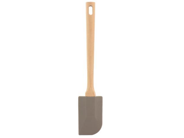 Photos - Other Accessories Martha Stewart Beech Wood Silicone Spatula in Gray 510116340M 