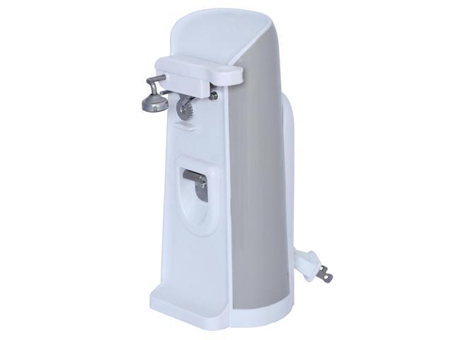 Brentwood(R) Appliances J-30W Tall Electric Can Opener with Knife Sharpener & Bottle Opener