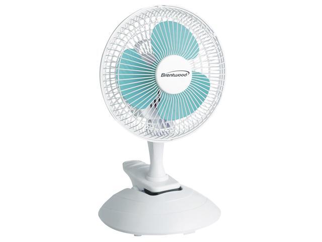 Brentwood Kool Zone F-621W 6' Convertible Clip Desk Fan