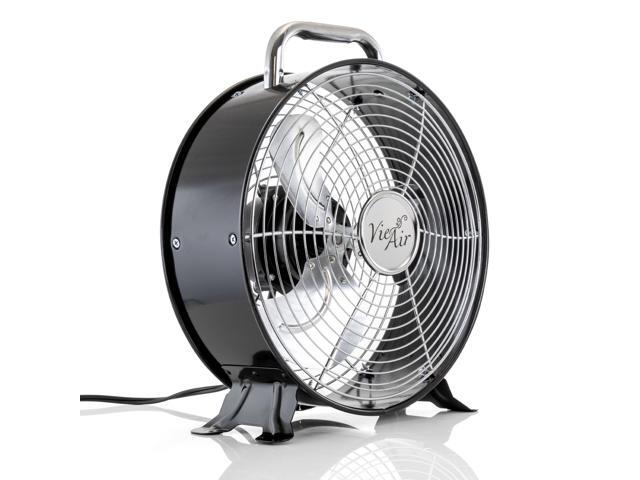 Vie Air 12' High Velocity Dual Speed Retro Metal Drum Fan