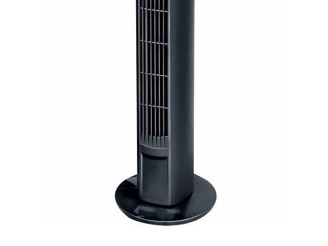 Optimus F-8449BK 32 Inch 3 Speed Home Oscillating Tower Fan with Timer, Black