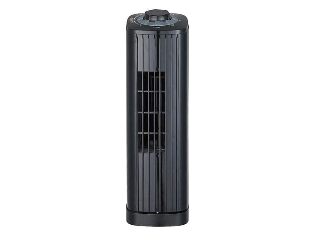 Photos - Computer Cooling OPTIMUS F-7348BK 14 Inch Portable Ultra-Slim Desktop Tower Fan in Black 510118746M 