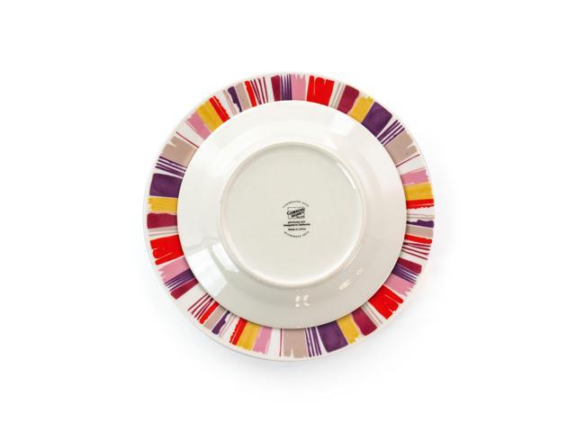 Gibson Home Orleans 12 Piece Ceramic Dinnerware Set