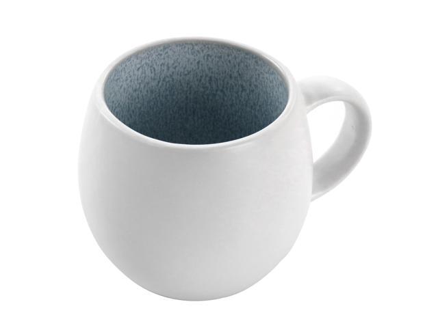 Elama Mocha 16 Piece Stoneware Dinnerware Set in Blue