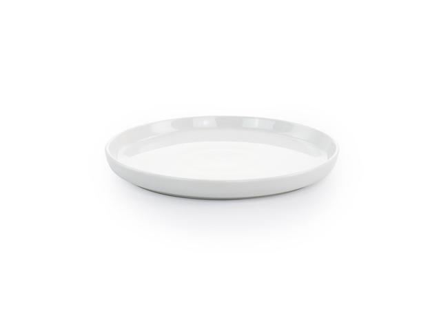 Gibson Home White Deco 16 Piece Fine Ceramic Dinnerware Set in White