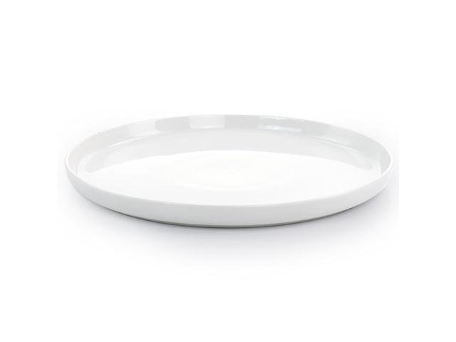 Gibson Home White Deco 16 Piece Fine Ceramic Dinnerware Set in White