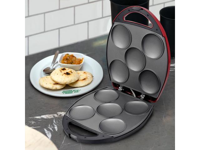 Brentwood 1200 Watt 5 Piece Non Stick Arepa Maker