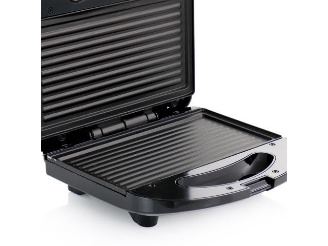 Better Chef Panini Contact Grill- Black With Stainless Steel