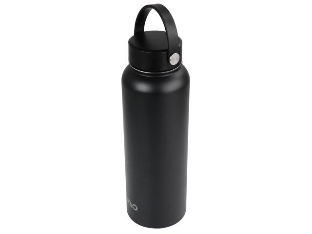 WAO 38 oz. Thermal Bottle with Lid in Matte Black