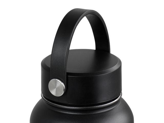 WAO 38 oz. Thermal Bottle with Lid in Matte Black