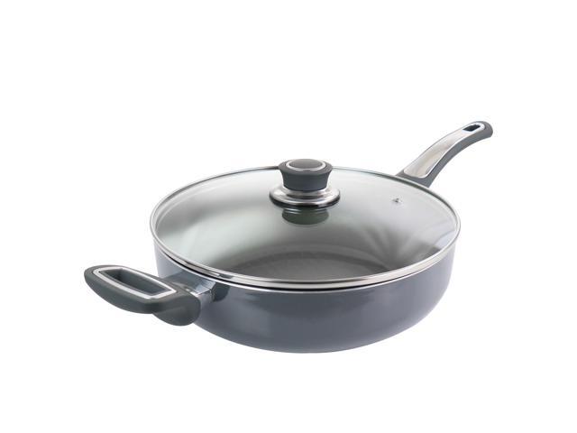 Oster 3.5 Quart Aluminum Saute Pan with Lid