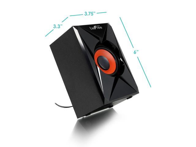 Befree Sound BFS-420 5.1 Channel Surround Sound Bluetooth Speaker System, Orange