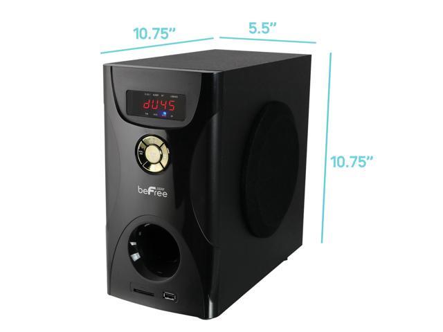 beFree Sound 5.1 Channel Surround Sound Bluetooth Speaker System in Black - Reconditioned - image 5