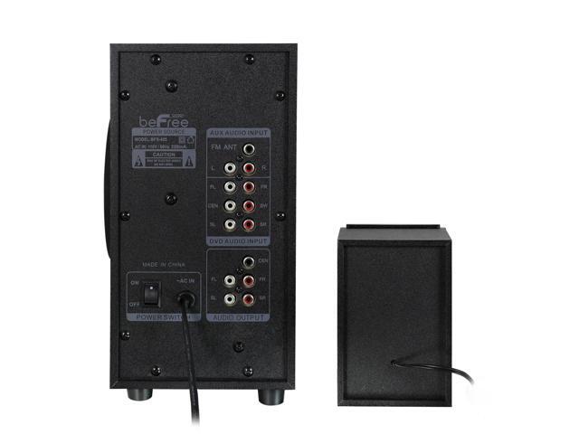 beFree Sound 5.1 Channel Surround Sound Bluetooth Speaker System in Black - Reconditioned - image 7
