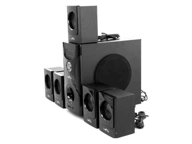beFree Sound 5.1 Channel Surround Sound Bluetooth Speaker System in Black - Reconditioned - image 9