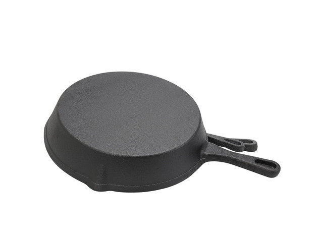 General Store Addlestone 3 pc 10', 8' & 6' Skillet Set - Asst. Sizes - Round - Black - Preseasoned - Cast Iron - GBX