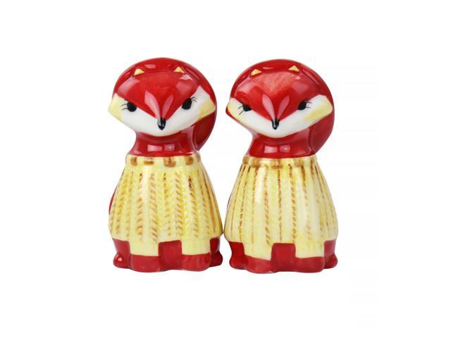 Gibson Home Woodland Fox Salt & Pepper Set
