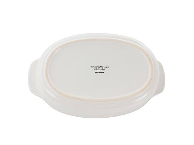 Crock Pot Artisan 2.5 Quart Oval Stoneware Casserole in White