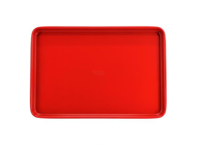 Martha Stewart 6 Piece Carbon Steel Bakeware and Cookie Cutter Set in Red