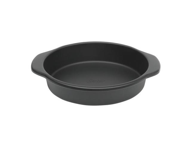 Oster Teston Platinum Collection 9 Inch Nonstick Carbon Steel Cake Pan in Matte Black