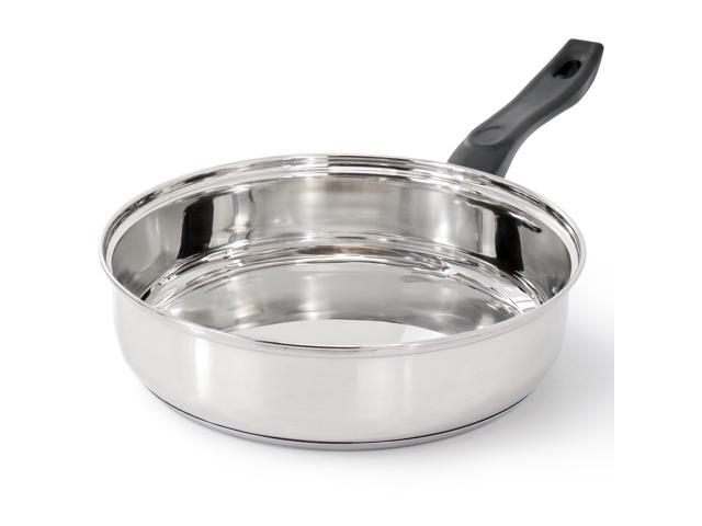 Oster Rametto 5 Piece Belly Shaped Stainless Steel Cookware Set in Silver