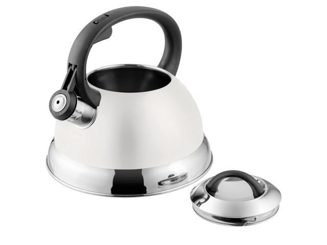 Mr. Flintshire 1.75 Quart Whistling Tea Kettle in Linen