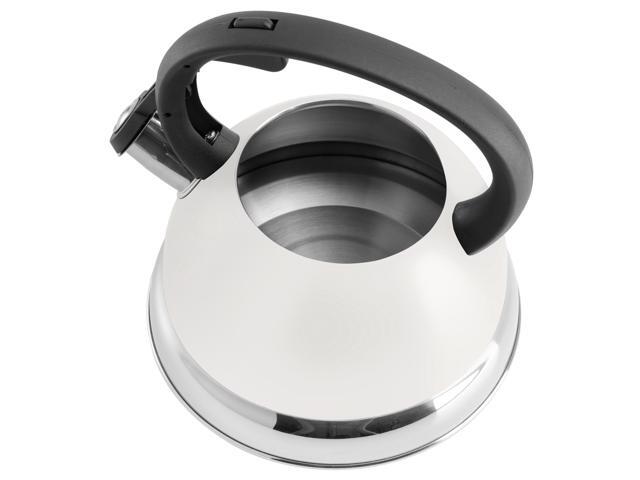 Mr. Flintshire 1.75 Quart Whistling Tea Kettle in Linen