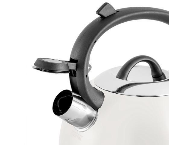 Mr. Flintshire 1.75 Quart Whistling Tea Kettle in Linen